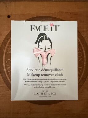 Face It Pink Makeup Remover Cloth - Reusable Gentle Cleanser
